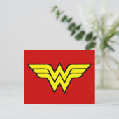 Carte Postale Wonder Woman | Logo classique (Debout devant)
