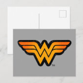 Carte Postale Wonder Woman | Logo saisonnier (Devant / Derrière)