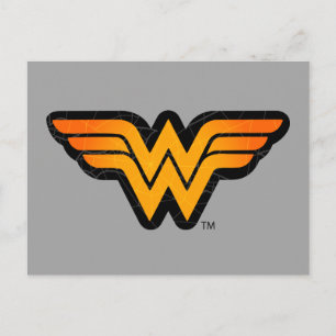 Carte Postale Wonder Woman   Logo saisonnier