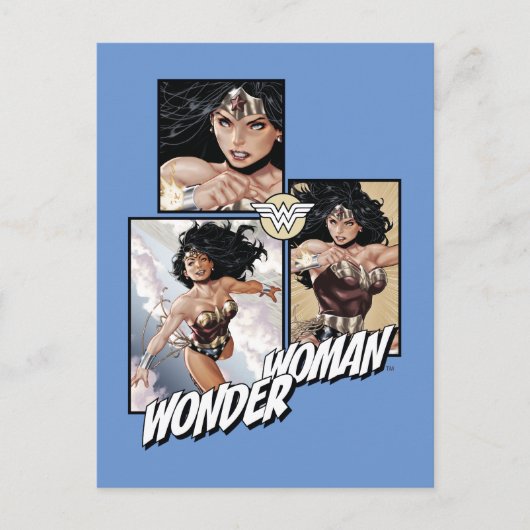 Carte Postale Wonder Woman New 52 Comic Art Graphic (Devant)
