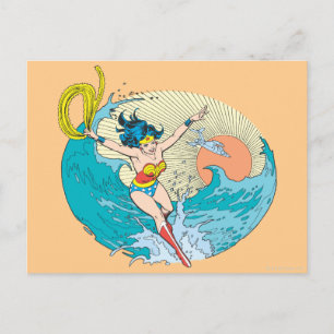Carte Postale Wonder Woman Ocean Sky