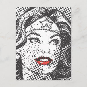 Carte Postale Wonder Woman Red Lips