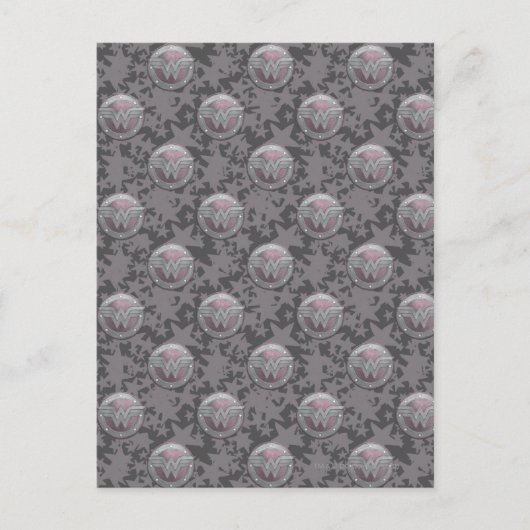 Carte Postale Wonder Woman Shield Motif (Devant)