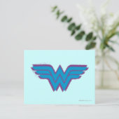 Carte Postale Wonder Woman Spray Paint Logo (Debout devant)