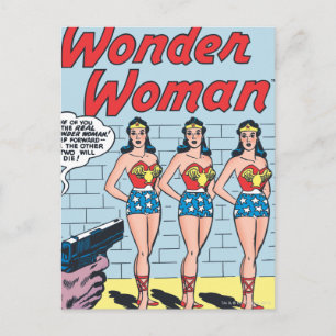 Carte Postale Wonder Woman Triple Identity