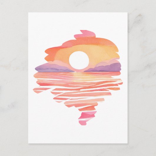 Carte Postale Wonderful Sunset (Devant)