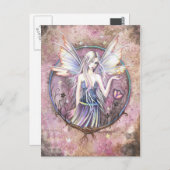 Carte postale Wonderland Fairy Imaginaire Art (Devant / Derrière)