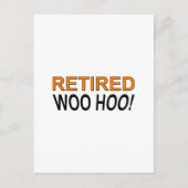 Carte Postale Woo Hoo à la retraite (Devant)