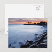 Carte Postale Woodbine Beach Toronto Ontario Canada à Sunrise (Devant / Derrière)