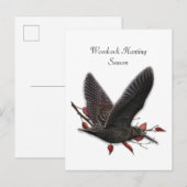 Carte Postale Woodcock (Devant / Derrière)