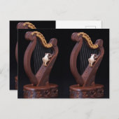 Carte Postale Wooden Harp Adventure Postcard (Devant / Derrière)