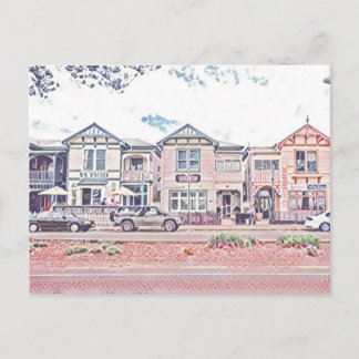 Carte Postale Wooden townhouses à Napier