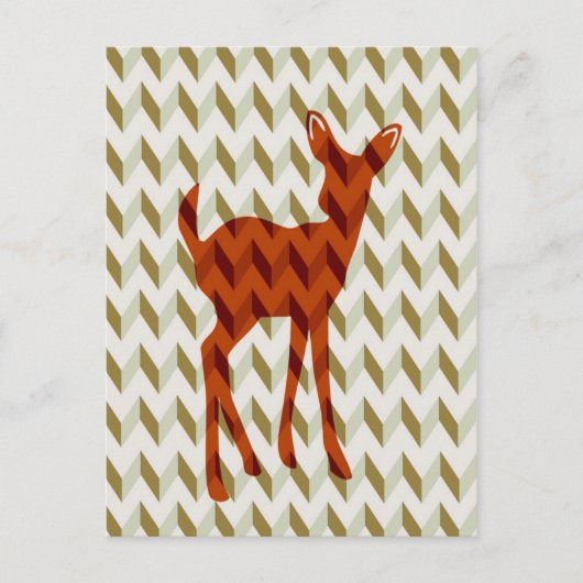 Carte postale Woodland Fawn (Devant)