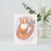 Carte postale Woodland Fox (Debout devant)