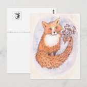 Carte postale Woodland Fox (Devant / Derrière)