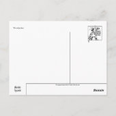 Carte postale Woodpecker (Dos)