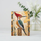 Carte Postale Woodpecker Totem – Art Deco Rhythm (Debout devant)