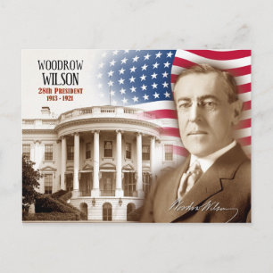 Carte Postale Woodrow Wilson - 28e président des États-Unis