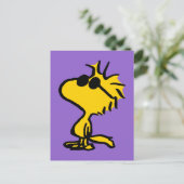 Carte Postale Woodstock avec lunettes de soleil (Debout devant)