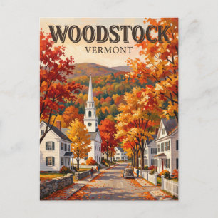 Carte Postale Woodstock Vermont