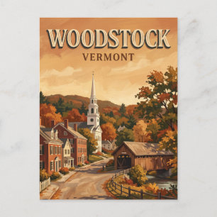 Carte Postale Woodstock Vermont