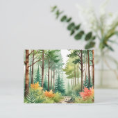 Carte postale Woodsy de Forest Magic (Debout devant)