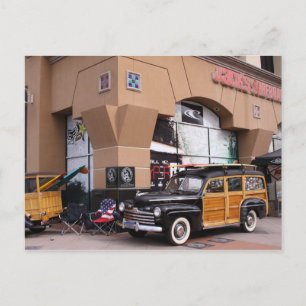 Carte Postale Woody Car