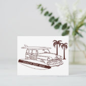 Carte Postale Woody's Surf Shop (Debout devant)
