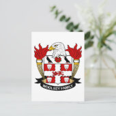 Carte Postale Woolsey Family Crest (Debout devant)