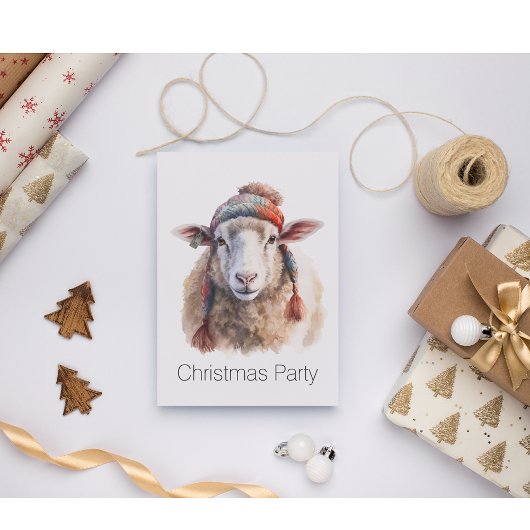 Carte Postale Wooly Wonderland, coutume