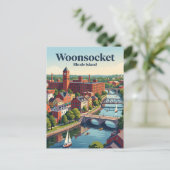 Carte Postale Woonsocket, Rhode Island (Debout devant)