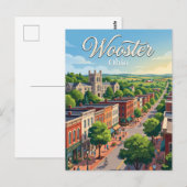 Carte Postale Wooster, Ohio (Devant / Derrière)