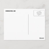 Carte Postale Worcester, MA gare ferroviaire Vintage (Dos)