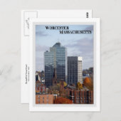 Carte Postale Worcester, Massachusetts (Devant / Derrière)
