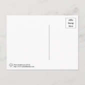 Carte Postale Word Mushroom (Texte Brown) (Dos)