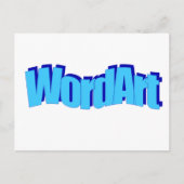 Carte postale WordArt (Devant)