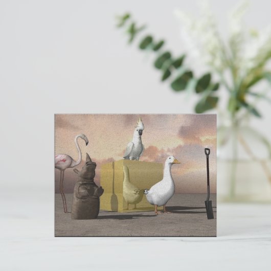 Carte postale WordsEye (Debout devant)