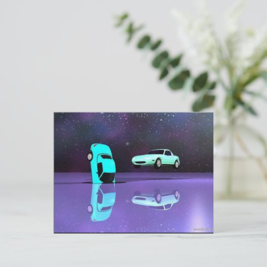 Carte postale WordsEye (Debout devant)