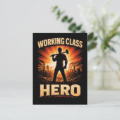 Carte Postale Working Class Hero (Debout devant)