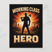 Carte Postale Working Class Hero (Devant)