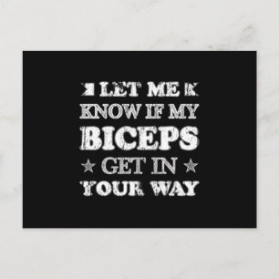 Carte Postale Workout Gym Fitness Sport Funny Venin Idea