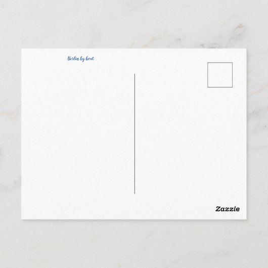 Carte Postale World2Celebrate : Salutations de Berlin! (Dos)