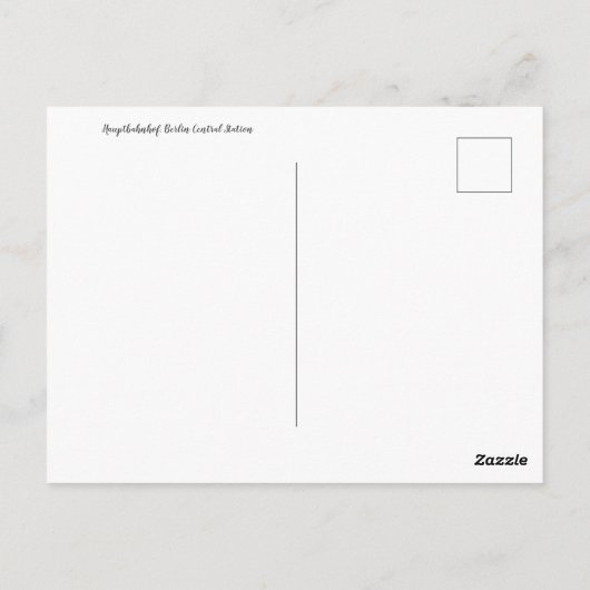 Carte Postale World2Celebrate : Salutations de Berlin! (Dos)