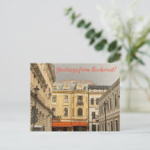 Carte Postale World2Celebrate : Salutations de Bucarest! (Debout devant)