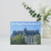 Carte Postale World2Celebrate : Salutations de Bucarest! (Debout devant)