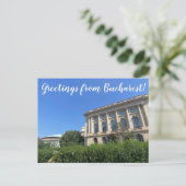Carte Postale World2Celebrate : Salutations de Bucarest! (Debout devant)