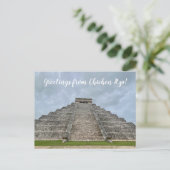 Carte Postale World2Celebrate : Salutations de Chichén Itzá! (Debout devant)