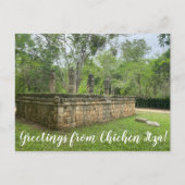 Carte Postale World2Celebrate : Salutations de Chichén Itzá! (Devant)