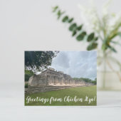 Carte Postale World2Celebrate : Salutations de Chichén Itzá! (Debout devant)