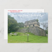 Carte Postale World2Celebrate : Salutations de Chichén Itzá! (Devant / Derrière)